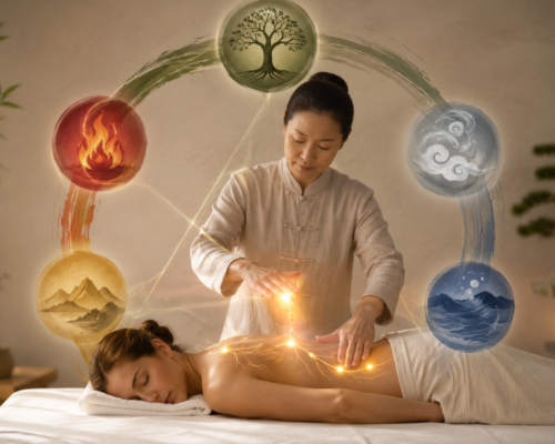 Invisible Needle Technique; Five Element Qigong Massage and Energetic Point Therapy